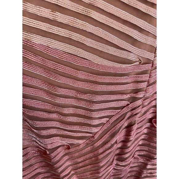 JS Collections Ombre Soutache Short Sleeve Cocktail Dress sz 12 MSRP $238 - Picture 3 of 8